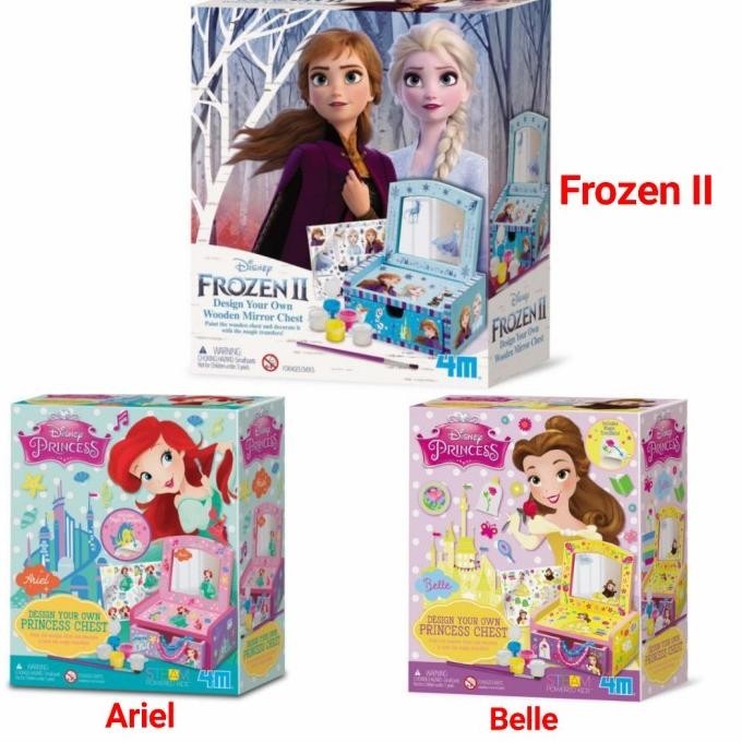 

4M Mainan Kreatif Anak Disney Princess Frozen Design Your Own Chest