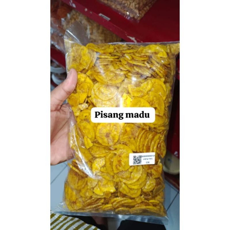 

keripik pisang madu kemasan 1/2 kg atau 500 gram