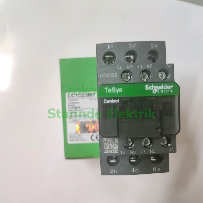 NEW SERIES KONTAKTOR SCHNEIDER LC1D25 CONTACTOR SCHNEIDER LC1-D25 ORIGINAL QUALITY