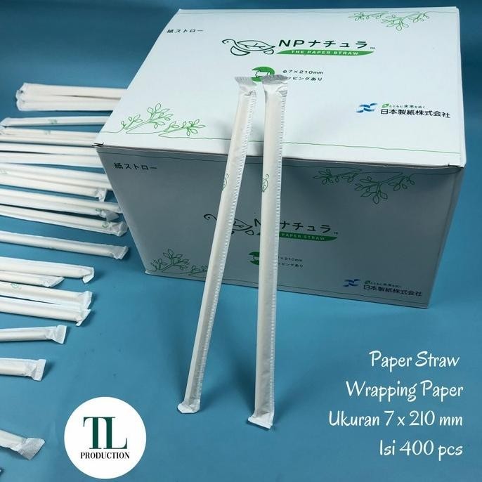 

Discount 500Pcs Paper Straw Wrapping Bungkus Kertas Lurus 7Mm Kualitas Export Update 2024
