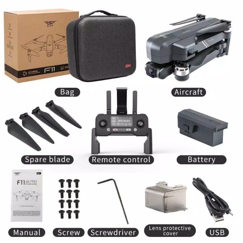SJRC F11 PRO 4K F11S 4K PRO DRONE 2axis Gimbal Brushless Motor