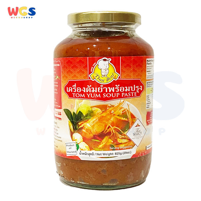 

Ready Thai Boy Tom Yum Soup Paste 825 gr - Saus Tom Yum