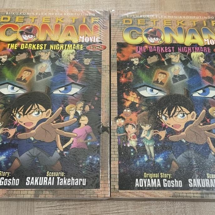 buku komik detektif conan movie the darkest nightmare satuan