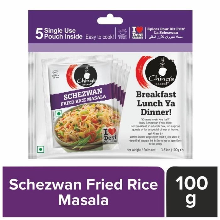 

Ready CHING'S SCHEZWAN FRIED RICE MASALA 100 GM