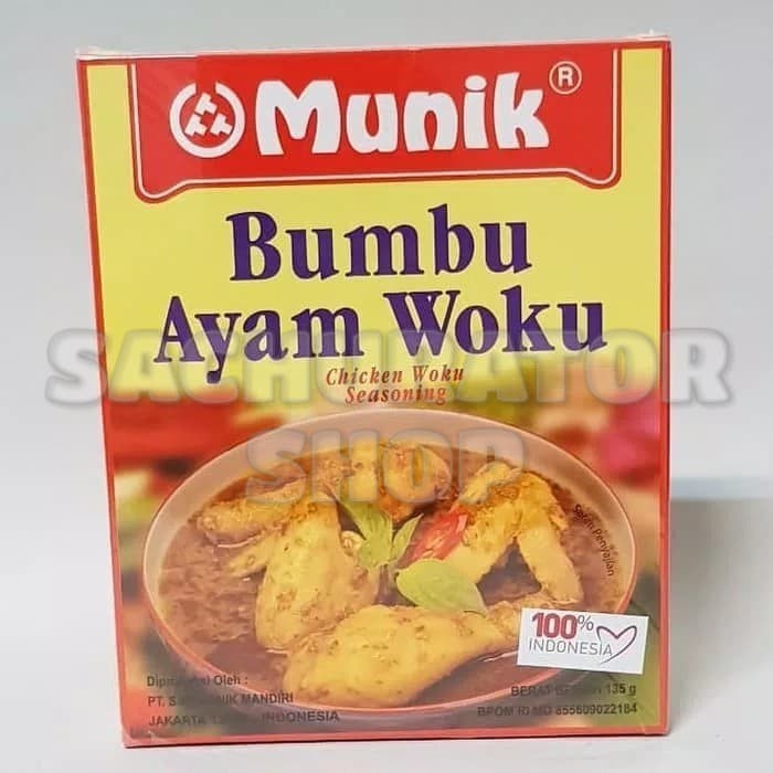 

Ready Bumbu Masak Masakan Munik Woku Chicken Ayam Woku Seasoning 135 gr