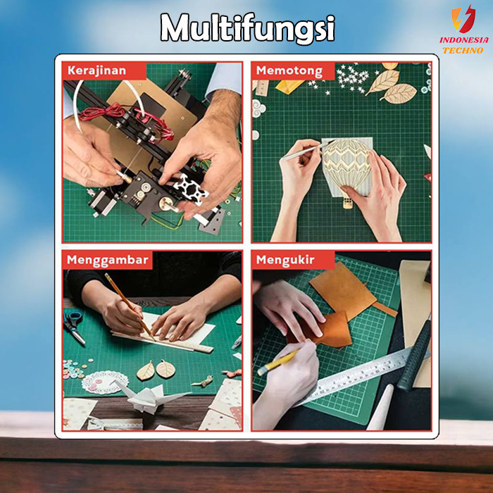 

Cutting Mat Pad A2 60 X 45Cm / Alas Potong Kertas Tatakan Pisau Cutter