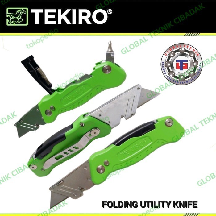 

Tekiro Pisau Cutter Lipat Multifungsi/Folding Utility Knife