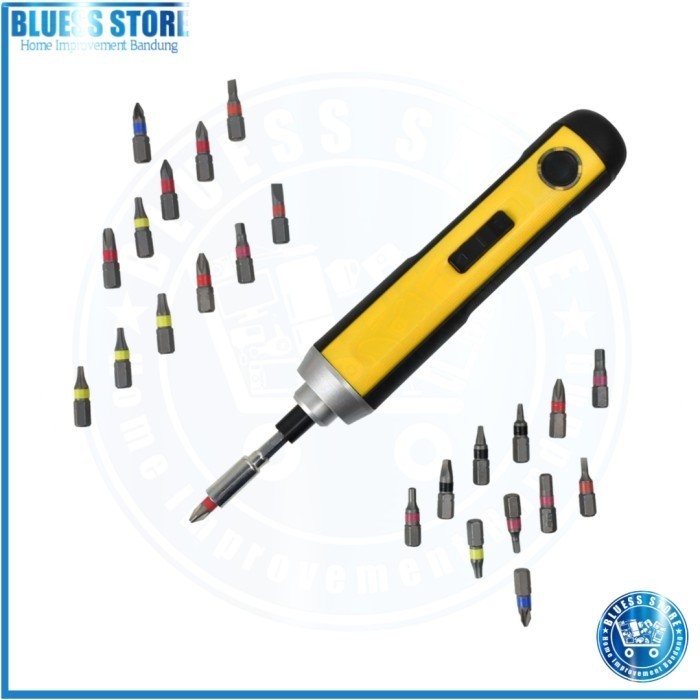 TERMURAH Krisbow Obeng Charger Cordless 4v Straight Ircs4 Screwdriver Cordless