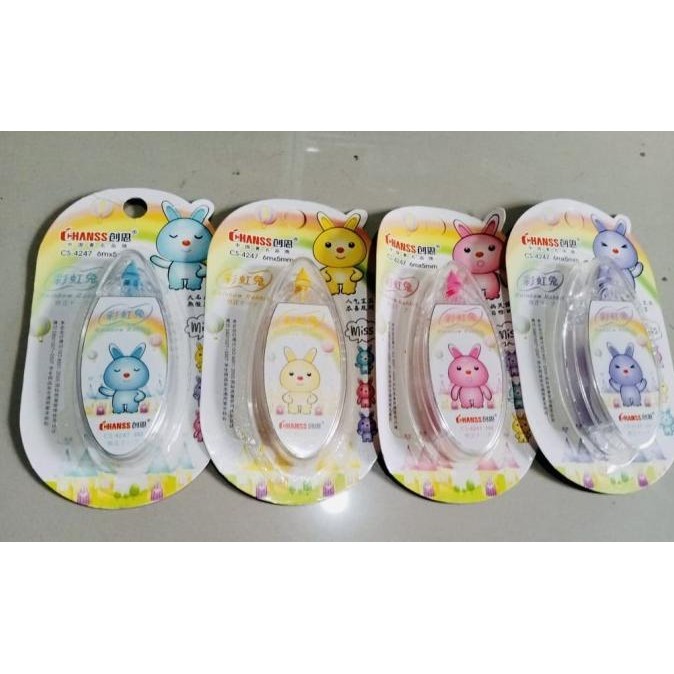 

correction tape 6m motif bunny satuan