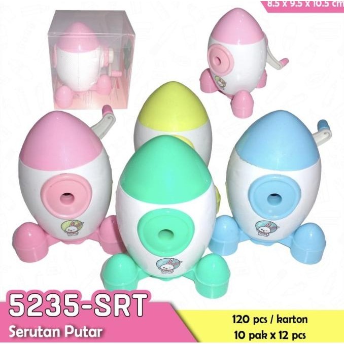 

rautan putar meja pensil bentuk rocket astronot satuan