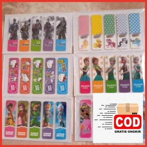 

Tarbaru Sticky Notes/ Pambatas Buku Karakter Unik Isi 100Pc Limited