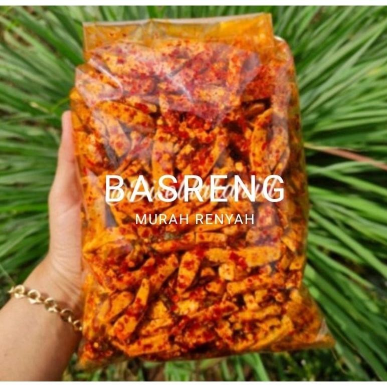 

Basreng Pedas Daun Jeruk Isi 500Gram Original Bakso Goreng Bangsreng Murah