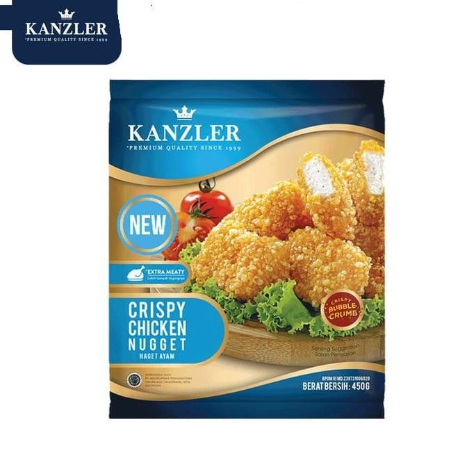 

Crispy Chicken Nugget Kanzler 450Gr Naget Ayam Krispi Halal