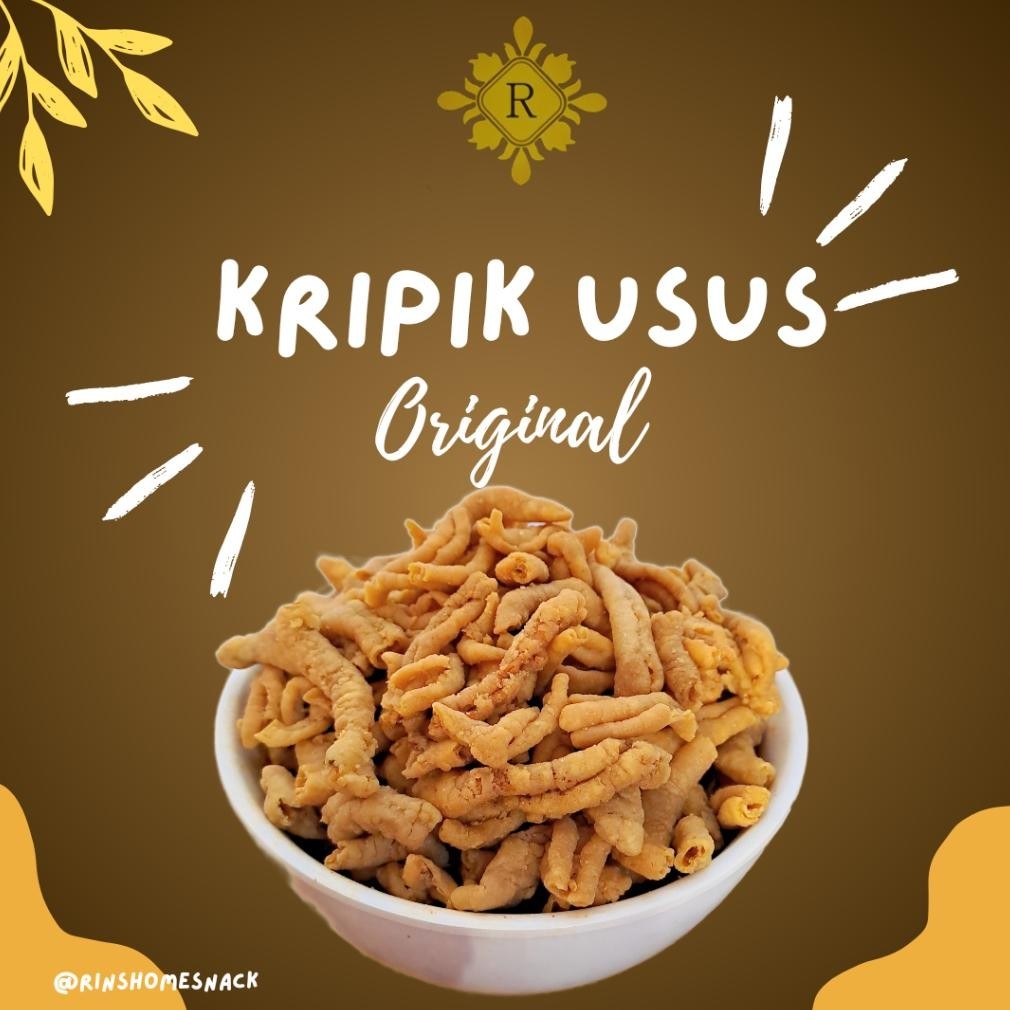 

Keripik Usus Ayam Gurih | Kripik Usus Murah| Kripik Usus Grosir Kemasan 500Gr