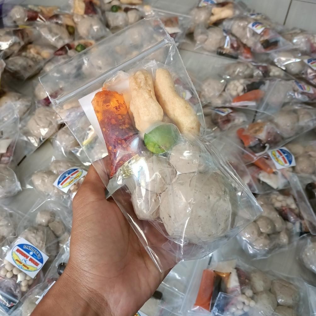 

Bakso / Baso Ikan Sinar Bahari Bandung Kuah Geprek Bakso Ikan Jumbo Isi Tetelan