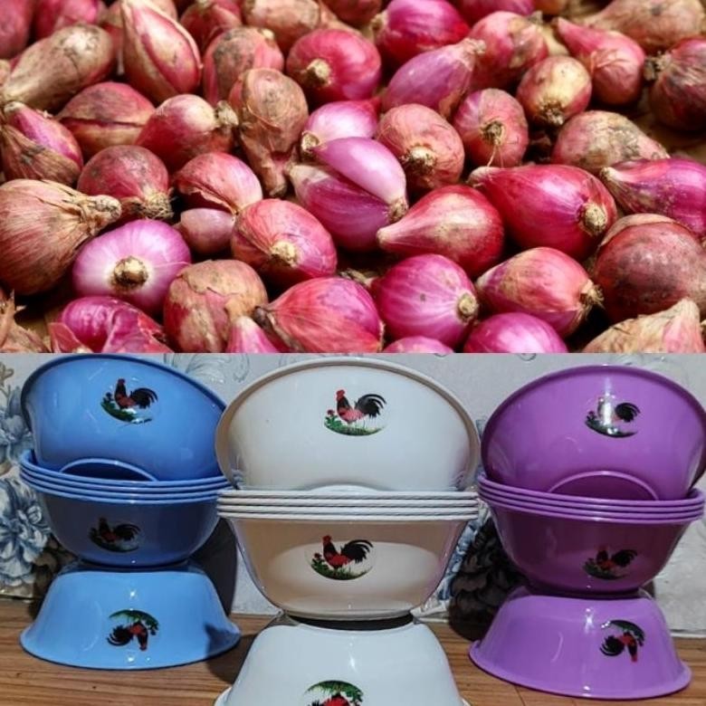 

Bawang Merah Berkualitas 1Kg Gratis Mangkok Plastik Jago