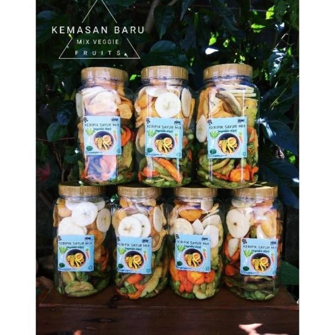 

KERIPIK SAYUR DAN BUAH TOPLES VOLUME 700ML VEGGIE CHIPS (SAYUR DAN STS