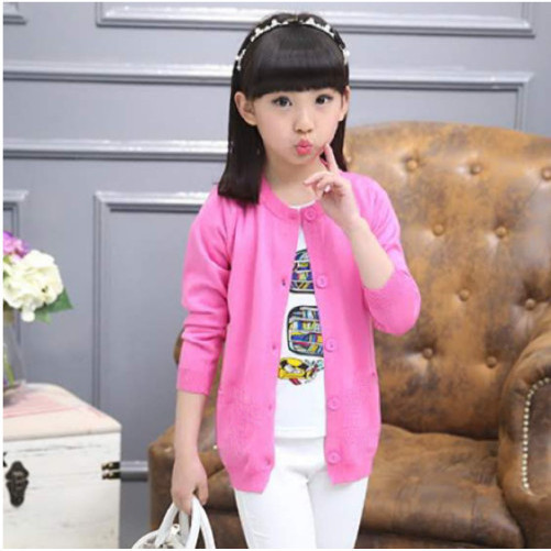 Kardigan Cardigan Sweater Rajut Anak Perempuan Cewek Umur 7-12 Tahun