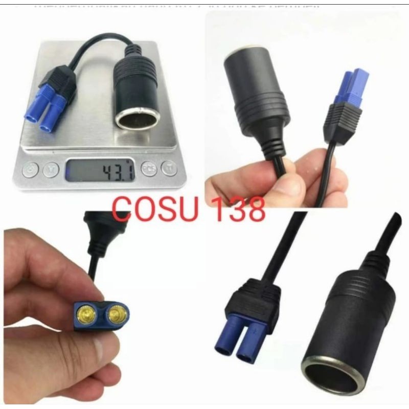 soket connector DC 12V powervank jump
