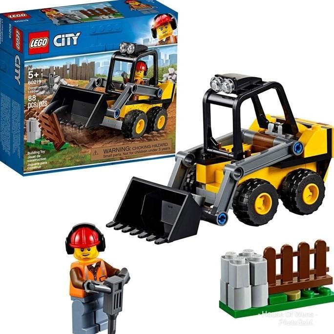 Terbaru Lego 60219 City Great Vehicle Construction Loader 5+ 88 Pcs Pengiriman Cepat