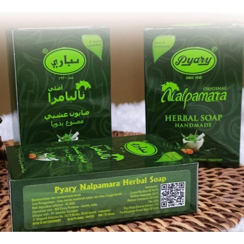 Sabun Nalpamara Pyary Arab Hijau Original Pemutih Badan 100% Asli BPOM