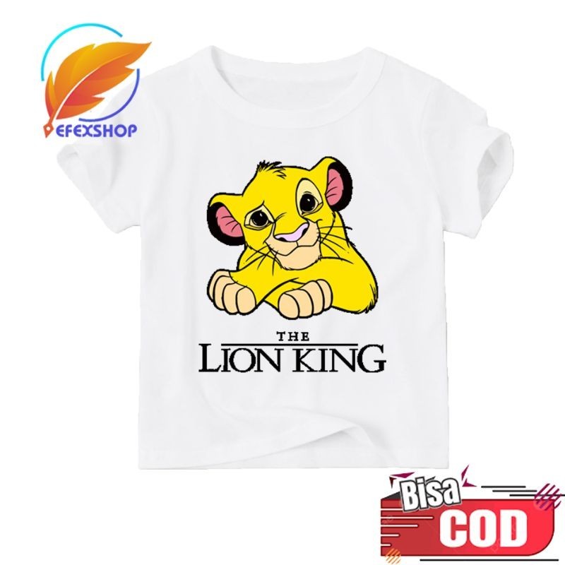 KAOS ANAK THE LION KING KAOS ATASAN ANAK THE LION KING