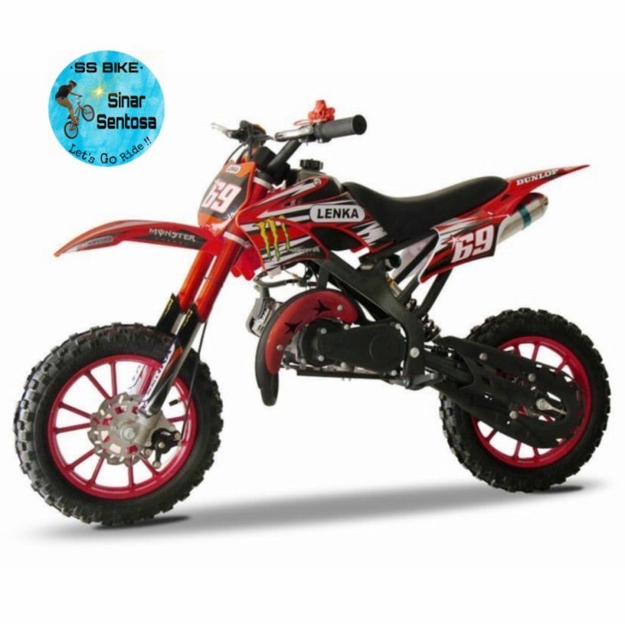 Motor Mini Trail Lenka Mc 69 50Cc 2T Tarik Mesin