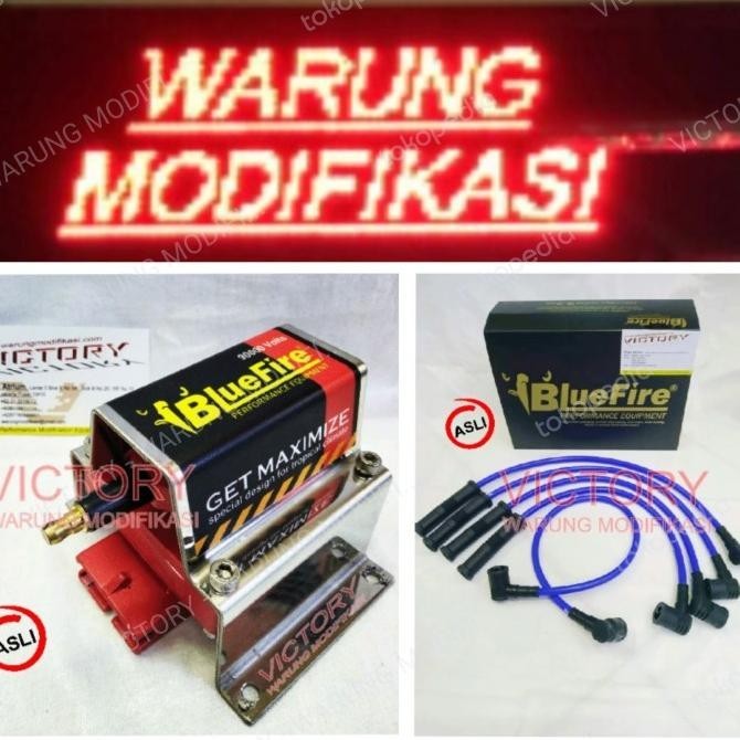 Bluefire 4Core Koil Kabel Busi Jimny Katana Vitara Escudo Sidekick Murah Berkualitas