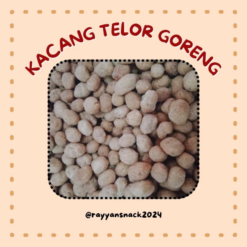 

KACANG TELOR GORENG / SNACK / MAKANAN RINGAN / 250GR