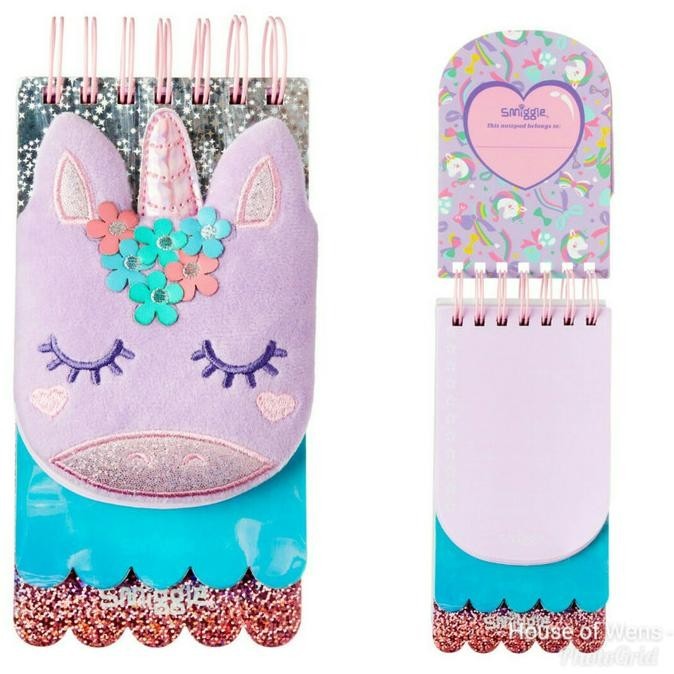 

Ready Smiggle Bestie Plush Unicorn Notepad - Buku Catatan Smiggle Terbaik