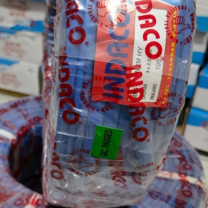 Kabel Khusus Pompa Satelit Kabel Biru Gepeng 3X2.5 Mm