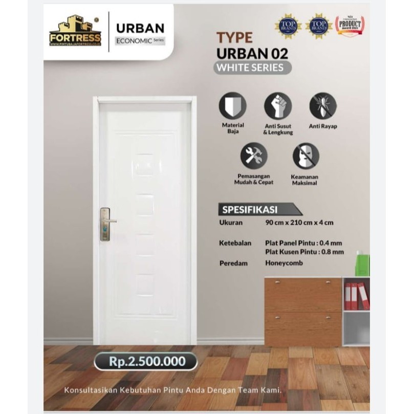 PINTU BAJA PINTU KAMAR 90X210 URBAN 90.02 FORTRESS