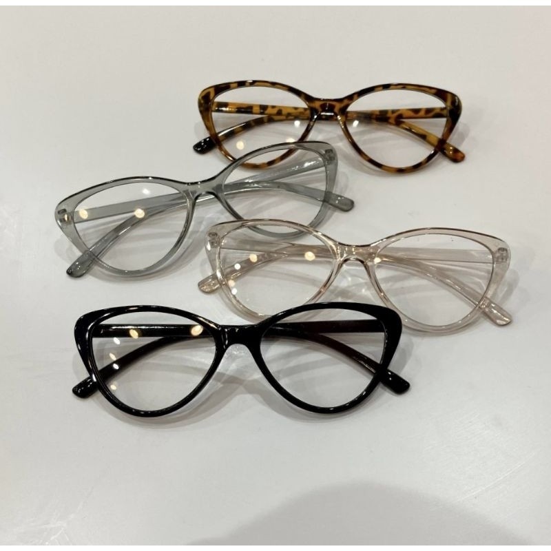 Promo Mega Sale 5.5 // [READY MAKASSAR] Kacamata KoreaKacamata Anti Radiasi Fashion Cat Eye