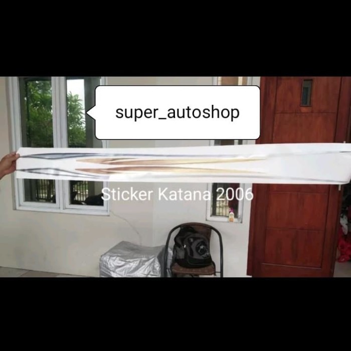 (SLM1) Sticker Stiker Body Katana 2005 2006