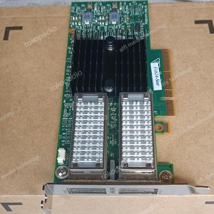 Lan Card 2 Dual Port Mellanox QSFP SFP 40G Mikrotik vyos  40Gb 40Gbps