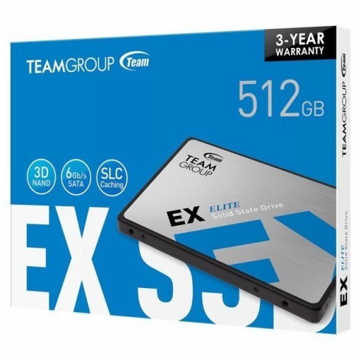 TEAM GROUP EX2 SSD 512GB SATA III INTERNAL T253E2512G0C101 ORIGINAL BEST QUALITY