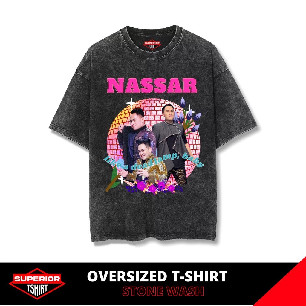 KAOS KING NASSAR OVERSIZE STONEWASH / ACID WASH / KAOS BAND / KAOS BAND METAL ROCK / SANDWASH / BOOT