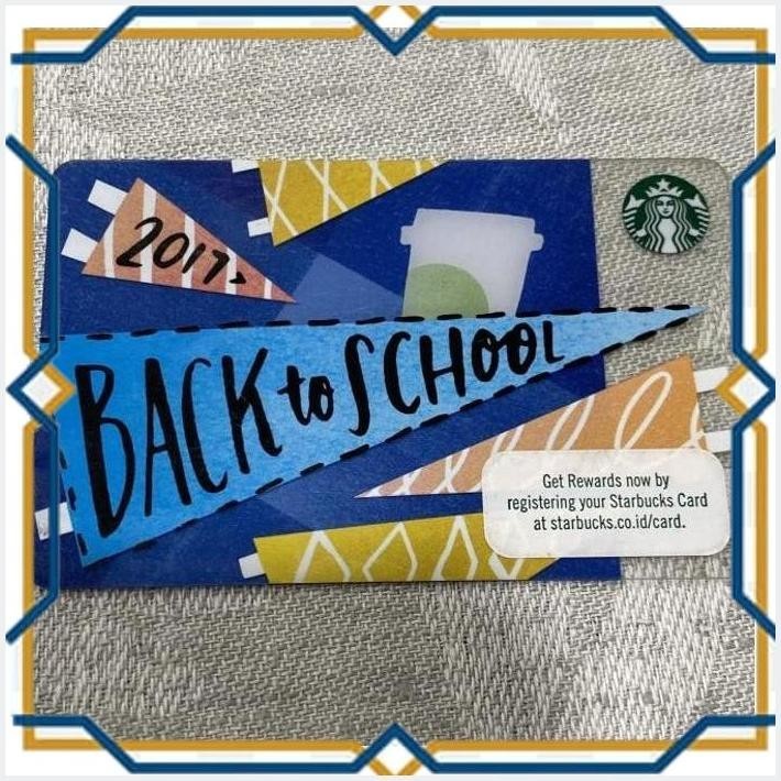 

[MTP2] STARBUCKS CARD ID BACK TO SCHOOL NO REGISTRASI