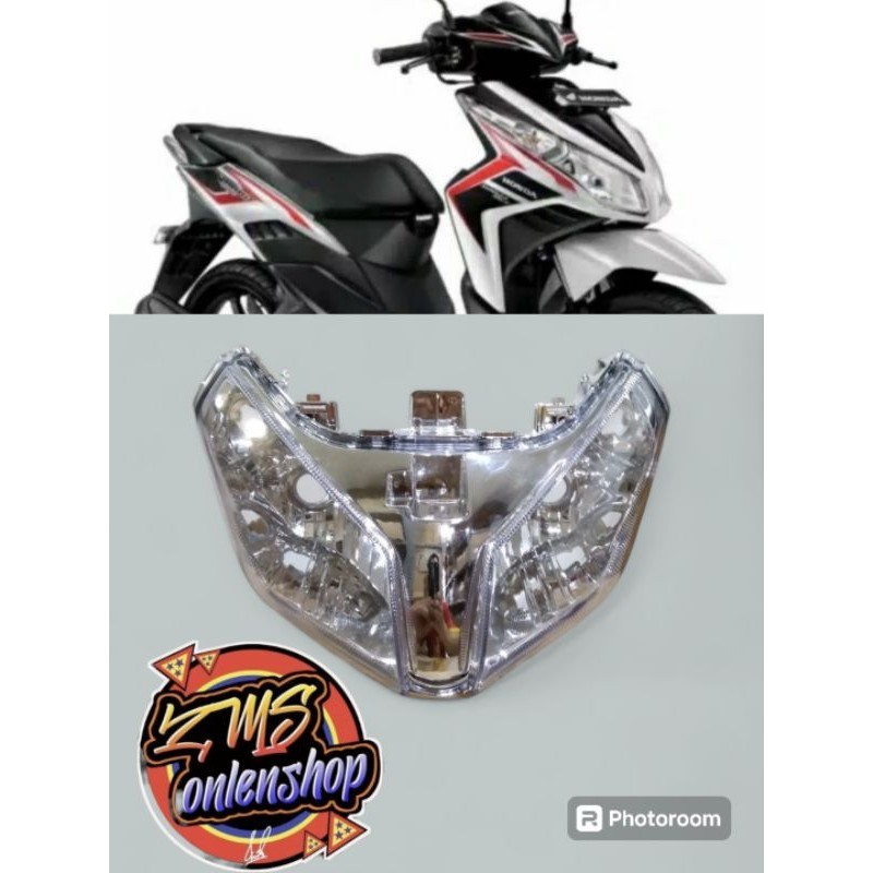 reflektor vario techno 110 karbu/lampu depan vario techno 110 karbu/reflektor vario techno /lampu de
