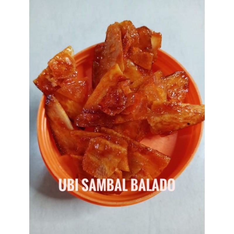 

UBI SAMBAL / UBI PEDAS MANIS / UBI SANJAY / UBI SAMBAL BASAH ukuran 200gram