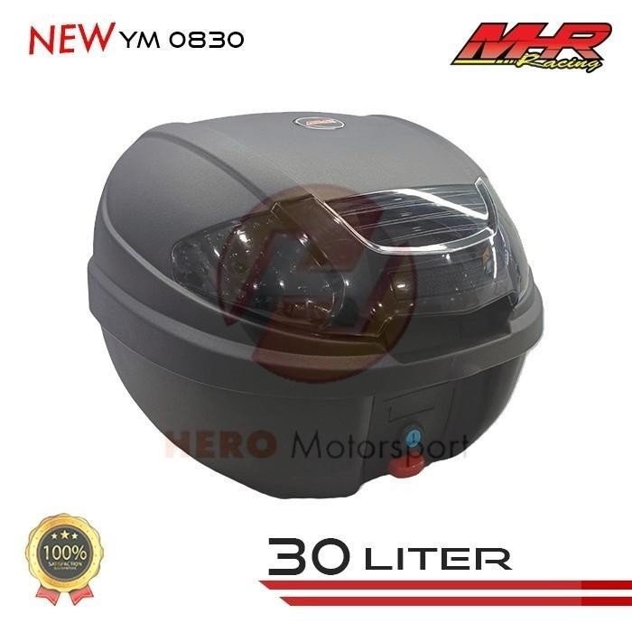 [ READY] BOX MOTOR BELAKANG MHR 30 LITER MUAT HELM IN 1 ORI MHR RACING