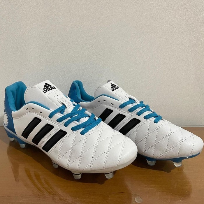 SEPATU BOLA ADIPURE 11 PRO WHITE BLUE FG