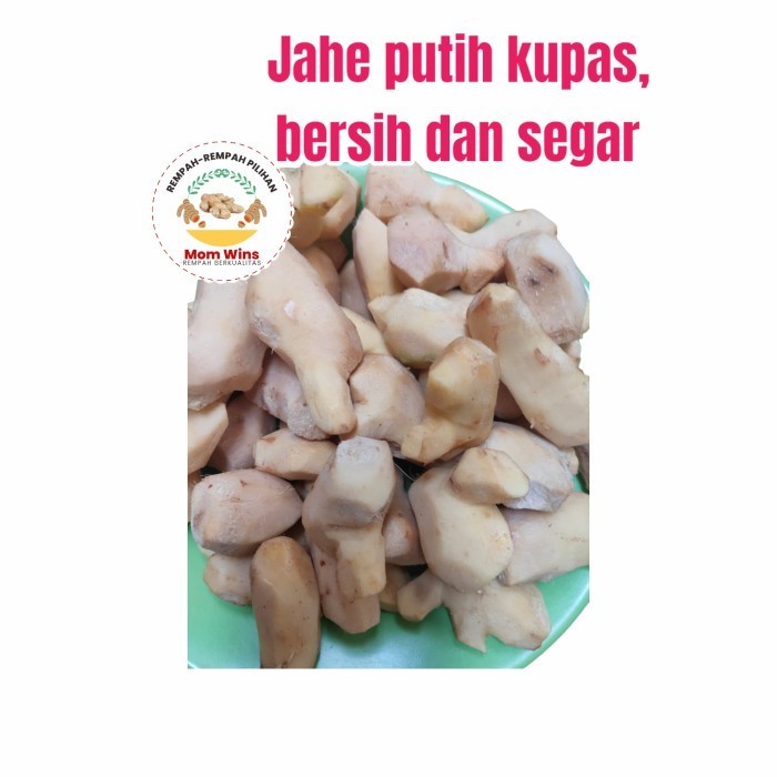 

Jahe Putih Kupas Bersih Dan Segar