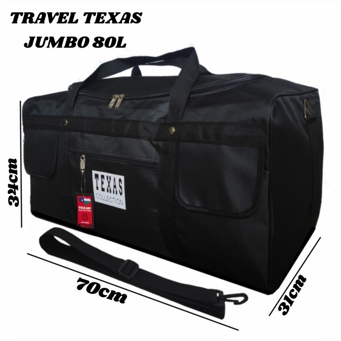 Tas Pakaian Travel Bag Texas Jumbo 80 Liter