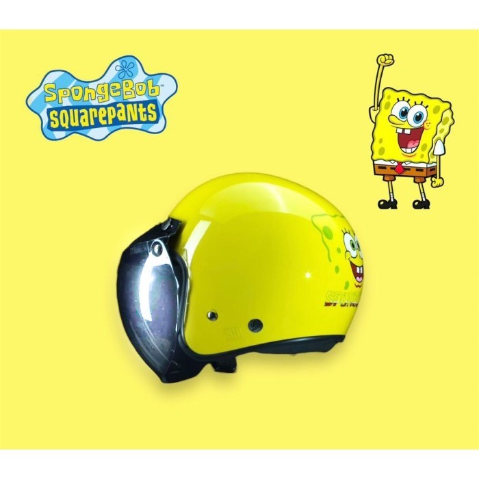 HELM ANAK RETRO NEO SPONGEBOB