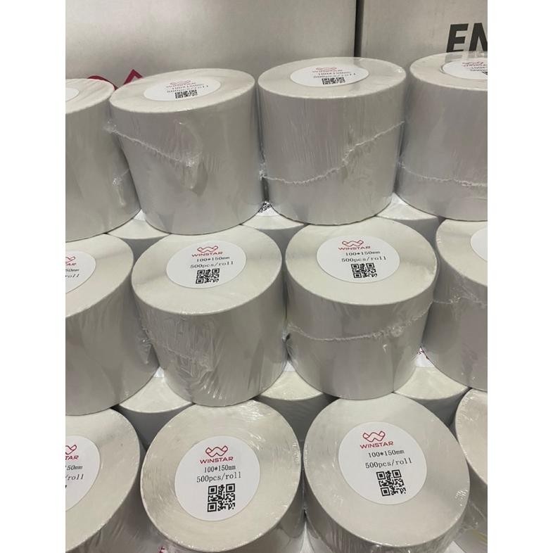 

Ex45 Kertas Thermal Sticker/Label sticker thermal 100 x 150 MM Barcode UK A6 Murah Sale