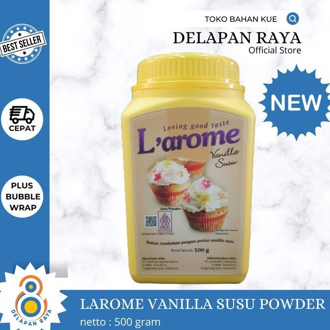 

Larome Perisa Vanilla Susu Powder 500Gr - 8Raya