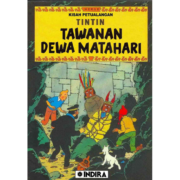 

(PID839) Tintin, volume 14, in Indonesian language - Tawanan Dewa Matahari