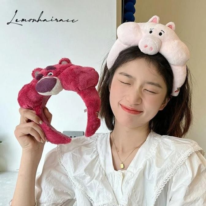 Bando Headband Lotso Hamm Babi Toy Story Karakter Disney.
