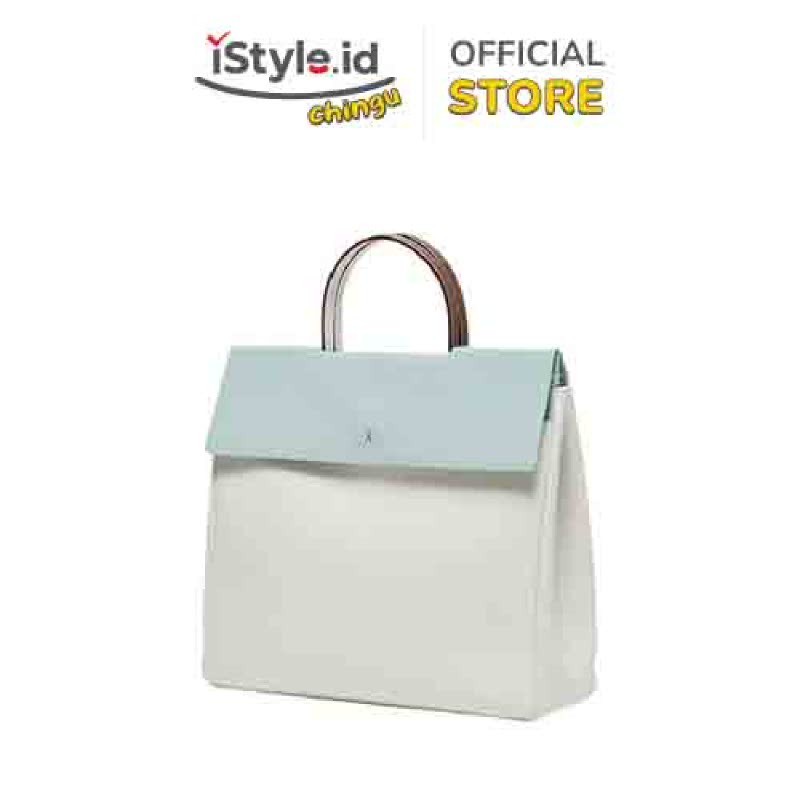 JOSEPH AND STACEY DIANA TOTE BAG L - LIGHT MINT